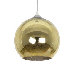 GLOBOSTAR® SATURN 999-0147 Μοντέρνο Κρεμαστό Φωτιστικό Οροφής με Ντουί 1 x E27 AC 220-240V IP20 - Πολύχρωμο - Μ25 x Π25 x Υ22cm