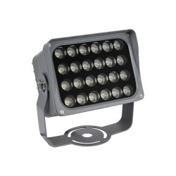 GLOBOSTAR® FLOODXENA 90129 Προβολέας Σποτ Wall Washer LED 24W 2760lm 10° AC 220-240V Αδιάβροχο IP65 Φυσικό Λευκό 4500K - Bridgel