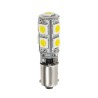 GLOBOSTAR® BA9S-T4W 81289 Λάμπα Ba9S T4W LED 2.66W 266lm 270° DC 12V IP20 Ψυχρό Λευκό 6000K - 9 x Epistar SMD5050 Chip - Μ1 x Π1
