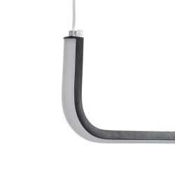 kelvo® LINARIA KLV-101-0255 Κρεμαστό Φωτιστικό Οροφής LED 36W 3600lm 180° AC 220-240V IP20 Ρυθμιζόμενο Λευκό CCT με Χειριστήριο 
