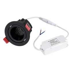 kelvo® LEO KLV-101-0311 Χωνευτό Κινούμενο Φωτιστικό Downlight Σποτ με Honeycomb Anti-Glare Reflector LED 10W 1250lm 38° AC 220-2