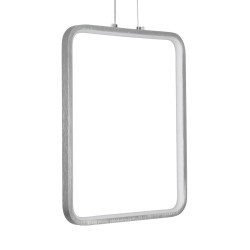 GLOBOSTAR® NEROBA 61304 Μοντέρνο Κρεμαστό Φωτιστικό Οροφής LED 18W 1980lm 360° AC 220-240V IP20 Ρυθμιζόμενο Λευκό CCT με On/Off 