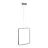 GLOBOSTAR® NEROBA 61304 Μοντέρνο Κρεμαστό Φωτιστικό Οροφής LED 18W 1980lm 360° AC 220-240V IP20 Ρυθμιζόμενο Λευκό CCT με On/Off 