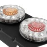 GLOBOSTAR® TAILIGHT 999-0251 Πίσω Φανάρι Οχημάτων LED 9W 360lm 180° DC 24V Αδιάβροχο IP66 Πορτοκαλί & Κόκκινο & Ψυχρό Λευκό 6000