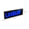 GLOBOSTAR® MATRIX GLB-106-0015 Κυλιόμενη Ψηφιακή Ετικέτα Ονόματος 9.3x6cm P1.7 48x12 Pixel LED 0.5W DC 5V με Επαναφορτιζόμενη Μπ