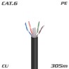 212201 Data Cable U/UTP DK6000 Cat.6 Fca Cu PE Black 305m