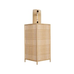 GLOBOSTAR® KOMO 01976 Boho Φωτιστικό Τοίχου - Απλίκα με Ντουί 1 x E27 AC 220-240V IP20 - Μπεζ - Μ20 x Π30 x Υ60cm