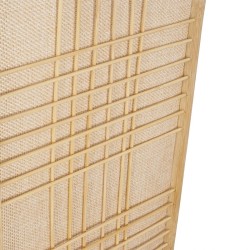 GLOBOSTAR® KOMO 01976 Boho Φωτιστικό Τοίχου - Απλίκα με Ντουί 1 x E27 AC 220-240V IP20 - Μπεζ - Μ20 x Π30 x Υ60cm