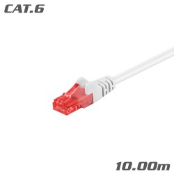 68634 ΚΑΛΩΔΙΟ Patch Cat.6 U/UTP CCA White 10.0m