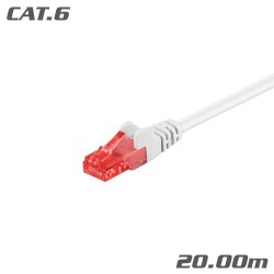 68640 ΚΑΛΩΔΙΟ Patch Cat.6 U/UTP CCA White 20.0m