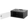 SOHO Wall-Mounted Cabinet 19" 540x400 4U black ''flat pack''