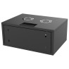 SOHO Wall-Mounted Cabinet 19" 540x400 4U black ''flat pack''