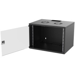 SOHO Επίτοιχη Kαμπίνα 19" 540x400 7U black "flat pack"