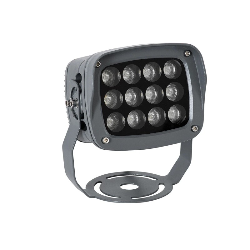 GLOBOSTAR® FLOODXENA 90125 Προβολέας Σποτ Wall Washer LED 12W 1020lm 10° AC 220-240V Αδιάβροχο IP65 Φούξια - Bridgelux SMD Chip 