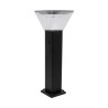 GLOBOSTAR® VEGGIE 90524 Φωτιστικό Κολωνάκι Κήπου LED 10W 500lm 120° με Ενσωματωμένο Φωτοβολταϊκό Panel 6V 2W & Επαναφορτιζόμενη 
