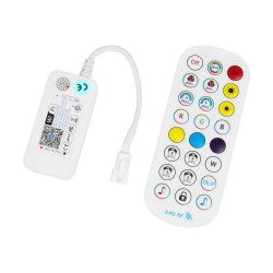 GLOBOSTAR® SP611E 73451 RF & WiFi 2.4G Ψηφιακός Pixel Addressable Controller DC 5-12-24V IP20 - RF & WiFi 2.4G & Bluetooth - SPI