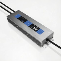 kelvo® SELAS KLV-107-0037 Τροφοδοτικό/Μετασχηματιστής Class I PELV 360W 15A AC 220-240V σε DC 24V Αδιάβροχο IP67 - Γκρι Ανθρακί 