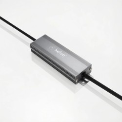 kelvo® SELAS KLV-107-0032 Τροφοδοτικό/Μετασχηματιστής Class I PELV 60W 2.5A AC 220-240V σε DC 24V Αδιάβροχο IP67 - Γκρι Ανθρακί 