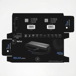 kelvo® SELAS KLV-107-0027 Τροφοδοτικό/Μετασχηματιστής Class I PELV 360W 30A AC 220-240V σε DC 12V Αδιάβροχο IP67 - Γκρι Ανθρακί 