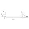 kelvo® SELAS KLV-107-0026 Τροφοδοτικό/Μετασχηματιστής Class I PELV 250W 20.8A AC 220-240V σε DC 12V Αδιάβροχο IP67 - Γκρι Ανθρακ