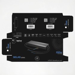 kelvo® SELAS KLV-107-0026 Τροφοδοτικό/Μετασχηματιστής Class I PELV 250W 20.8A AC 220-240V σε DC 12V Αδιάβροχο IP67 - Γκρι Ανθρακ