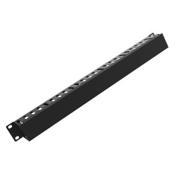 Οργανωτής Καλωδίων για Rack 19'' 1U με καπάκι