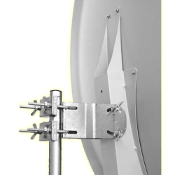 SATELLITE DISH 100 STEEL WHITE