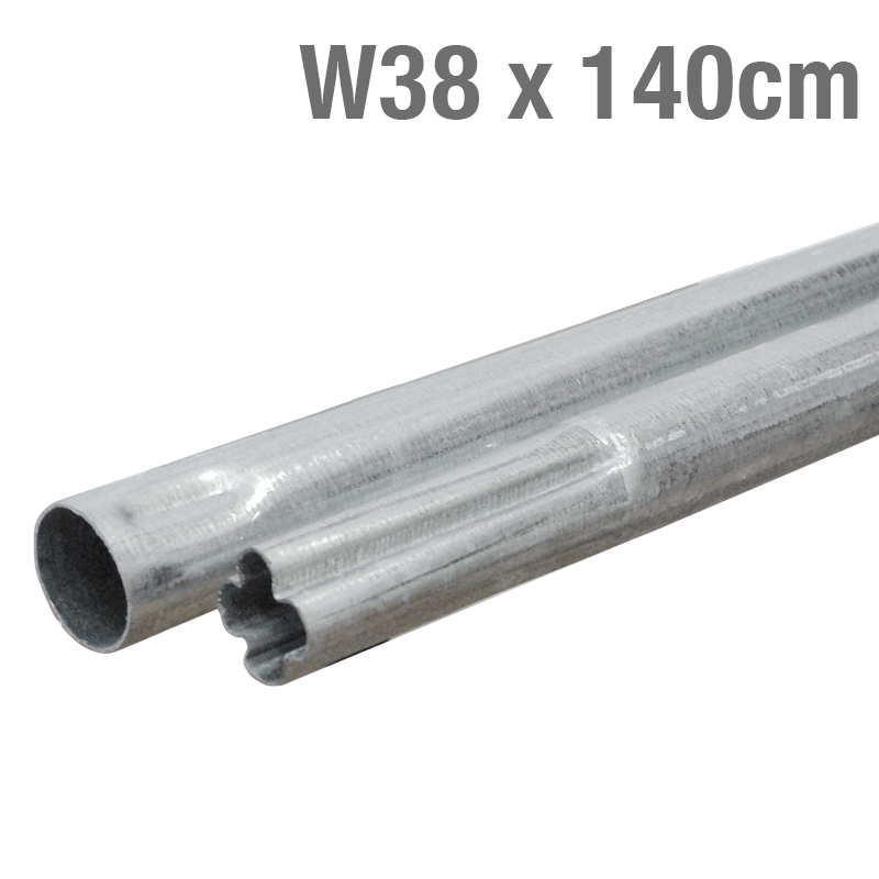 MAST METALLIC GALVANIZED 38mmx0,9mm 140cm
