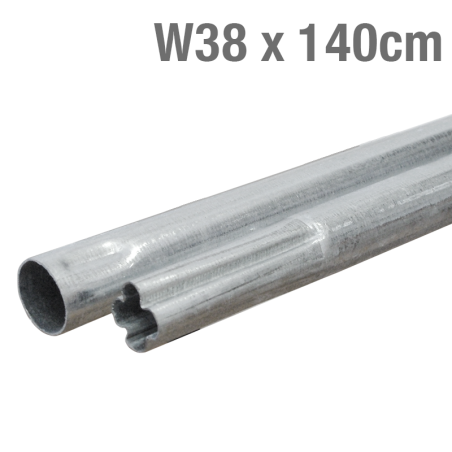 MAST METALLIC GALVANIZED 38mmx0,9mm 140cm
