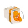 209921 Keystone Jack RJ45 UTP Cat.6A Female 180° Tool-Free white