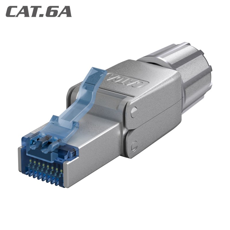 65939 Connector RJ45 STP Cat.6A Male tool-free