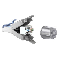 65939 Connector RJ45 STP Cat.6A Male tool-free