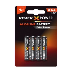 RXBA2-AAA04P Rexer Alkaline Batteries ΑΑΑ 1.5V 4pcs