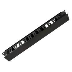 533160 Plastic Cable Manager 19'' 1U with Front Cover