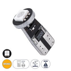 GloboStar® T10 W5W 95650 Λάμπα Αυτοκίνητου LED 2rd Generation Can-Bus Series 1xSMD5050 1.5W 120lm 120° DC 12V IP20 Φ1 x H2.2cm Π